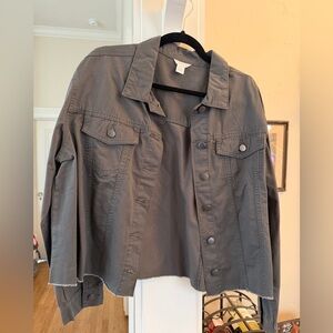Caslon Charcoal Jean Jacket